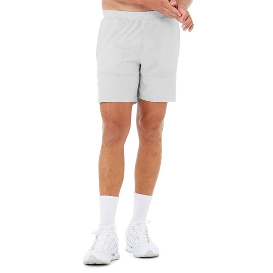 Bermudas Alo Yoga 7" Traction Hombre Grises | 2375VZBJU