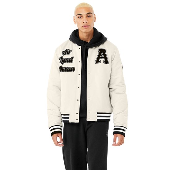 Chaquetas Alo Yoga G.O.A.T Hombre Beige | 5193IWTPK