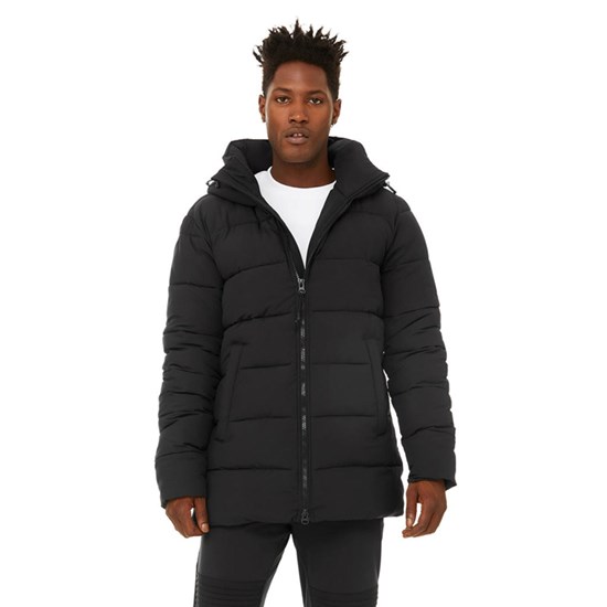 Chaquetas Alo Yoga Polar Puffer Hombre Negros | 4759WHYJF