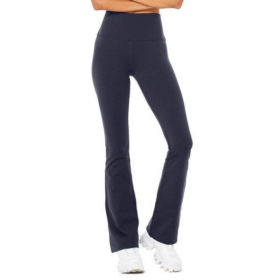 Leggins Alo Yoga Airbrush High-Cintura Bootcut Mujer Azules | 8934VMTKE