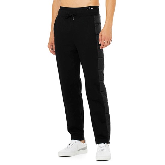 Pantalones Deportivos Alo Yoga Mash Up Hombre Negros | 7129RUWVP