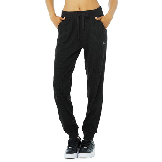 Pantalones Deportivos Alo Yoga Muse Mujer Negros | 0435XYTIQ