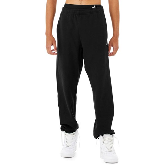 Pantalones Deportivos Alo Yoga Renown Hombre Negros | 3216NHBEM