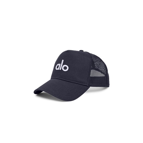 Sombreros Alo Yoga District Trucker Mujer Azules | 2360MGVIQ