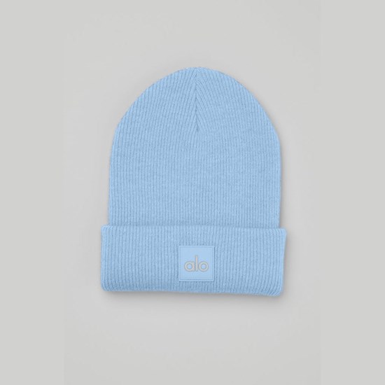 Sombreros Alo Yoga Everyday Beanie Mujer Azules | 2049CGPJM