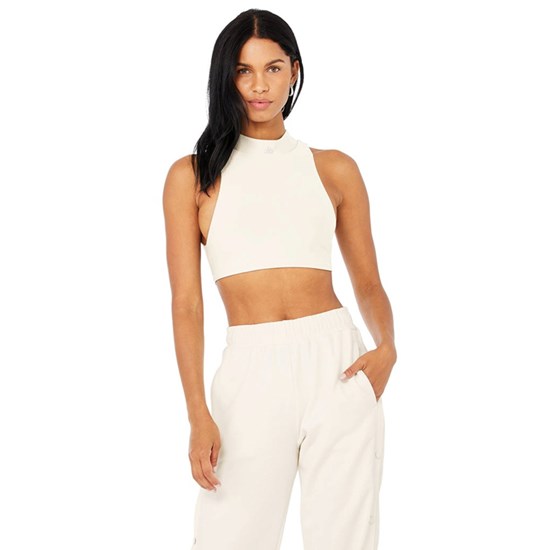 Tank Top Alo Yoga Airlift Fuse Mujer Blancos | 6723HYGZJ