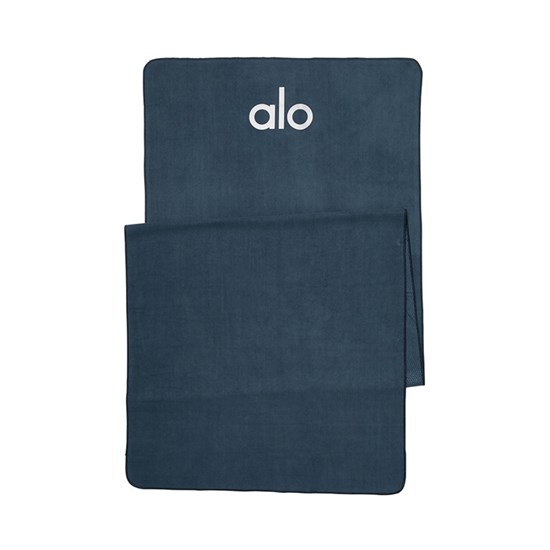 Towel Alo Yoga Grounded No-Slip Hombre Azules | 4875BFCKS